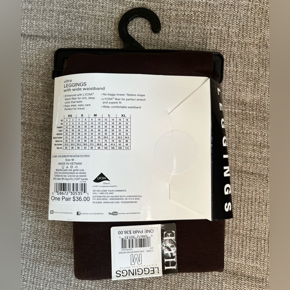 NEW HUE ultra leggings with wide waistband in espresso (rich brown) - Picture 6 of 6